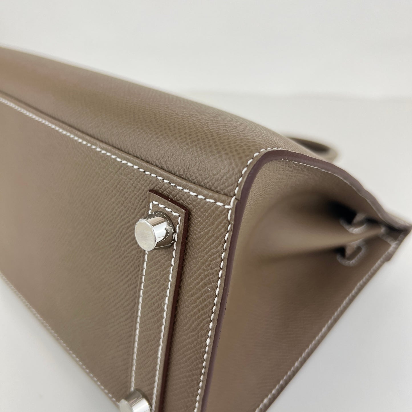 Birkin25 sellier バーキン25セリエ Etoupe エトープ SV金具 Stamp-W W刻印 Epsom エプソン