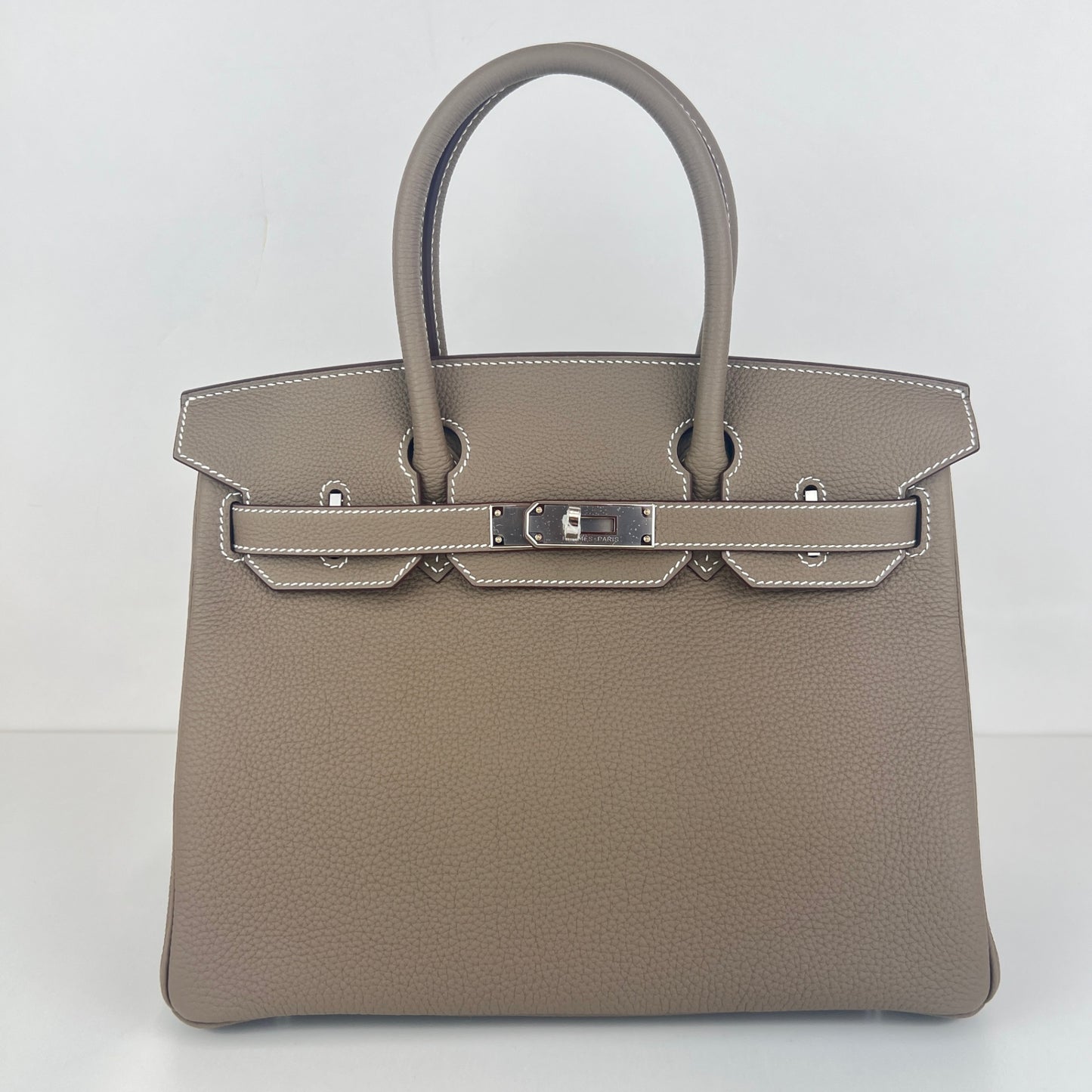 Birkin30 バーキン30 Etoupe エトープ PHW シルバー金具 Stamp-K K刻印 Togo トゴ