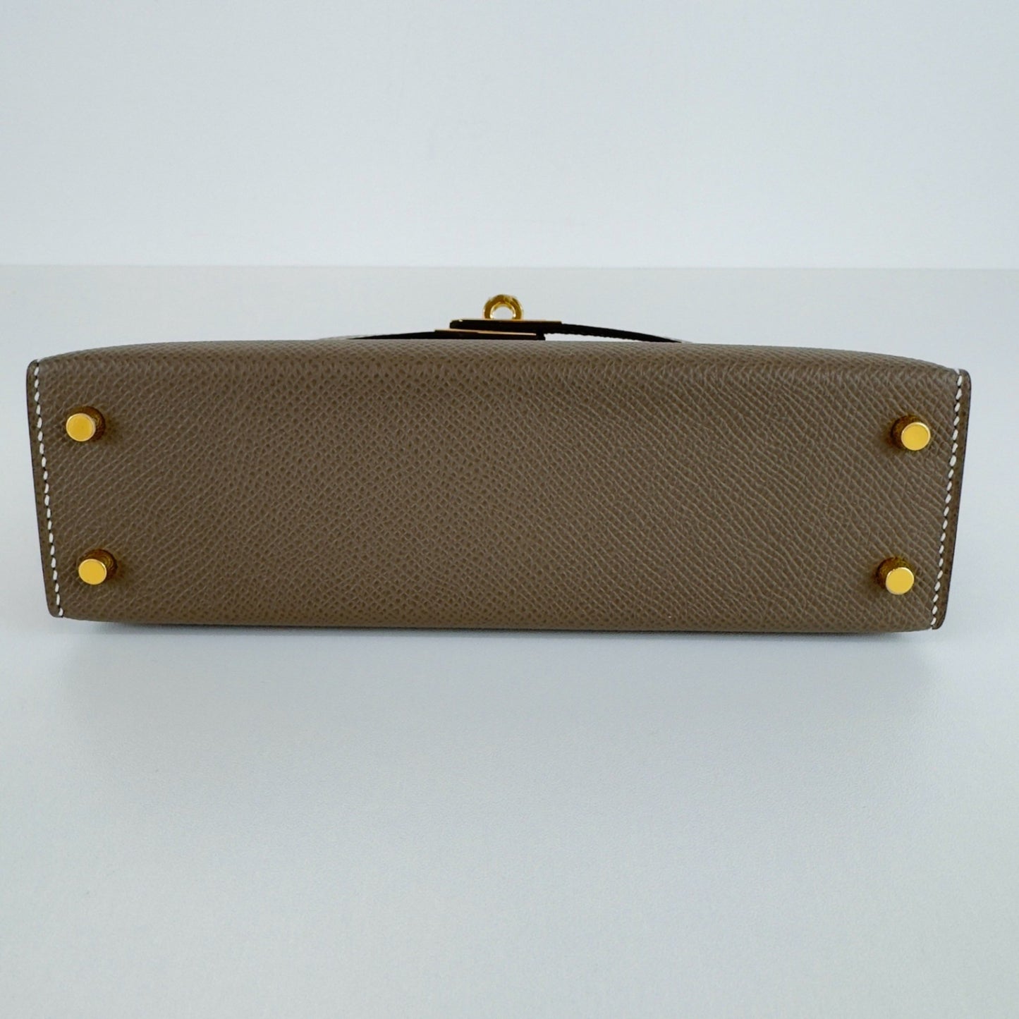 Mini kelly ミニケリー Etoupe エトープ Epsom エプソン GHW ゴールド金具 Stamp-W W刻印