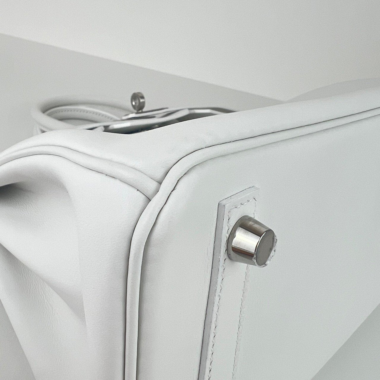 Birkin25 バーキン25 New white ニューホワイト Swift スイフト PHW シルバー金具 Stamp-W W刻印