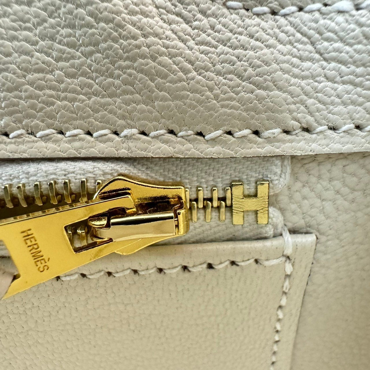 Birkin25 バーキン25 Craie クレ Epsom エプソン GHW ゴールド金具 Stamp-W W刻印