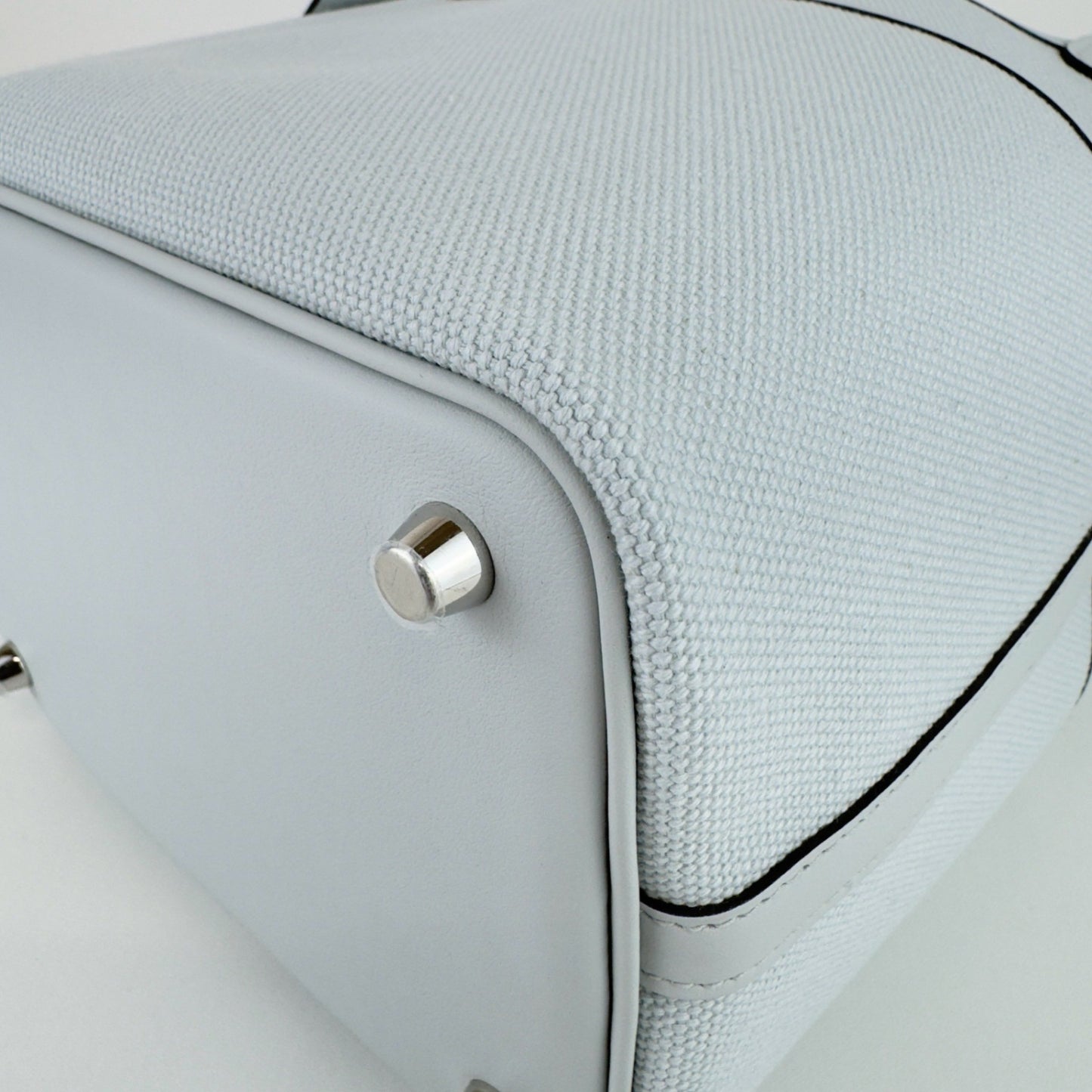 Picotin lock cargo PM ピコタンロックカーゴPM Gris platine グリプラチナ Toile goeland/Swift トワルゴエラン/スイフト PHW シルバー金具 Stamp-W W刻印