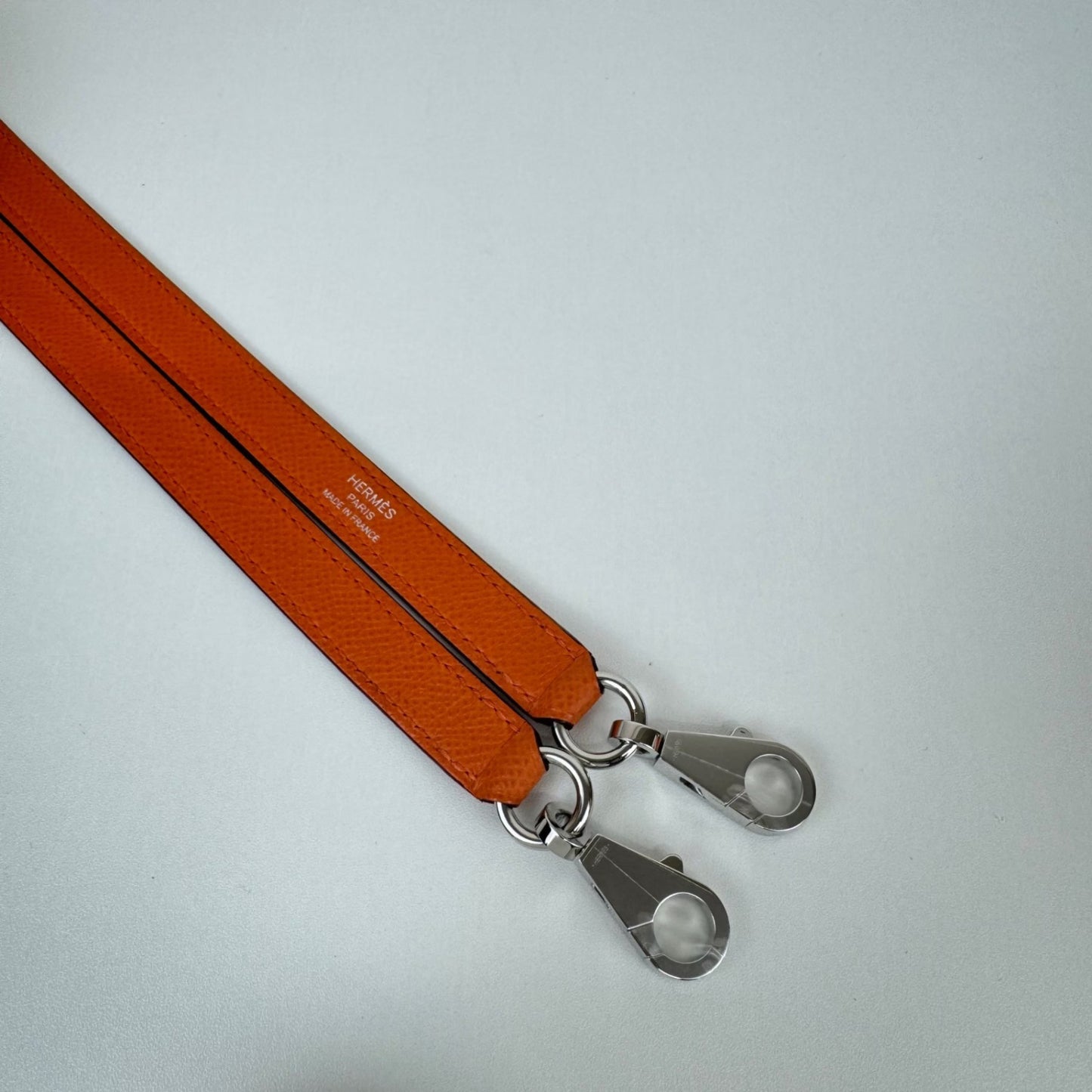Kelly25 ケリー25 Stamp-W W刻印 Epsom エプソン Orange オレンジ PHW シルバー金具