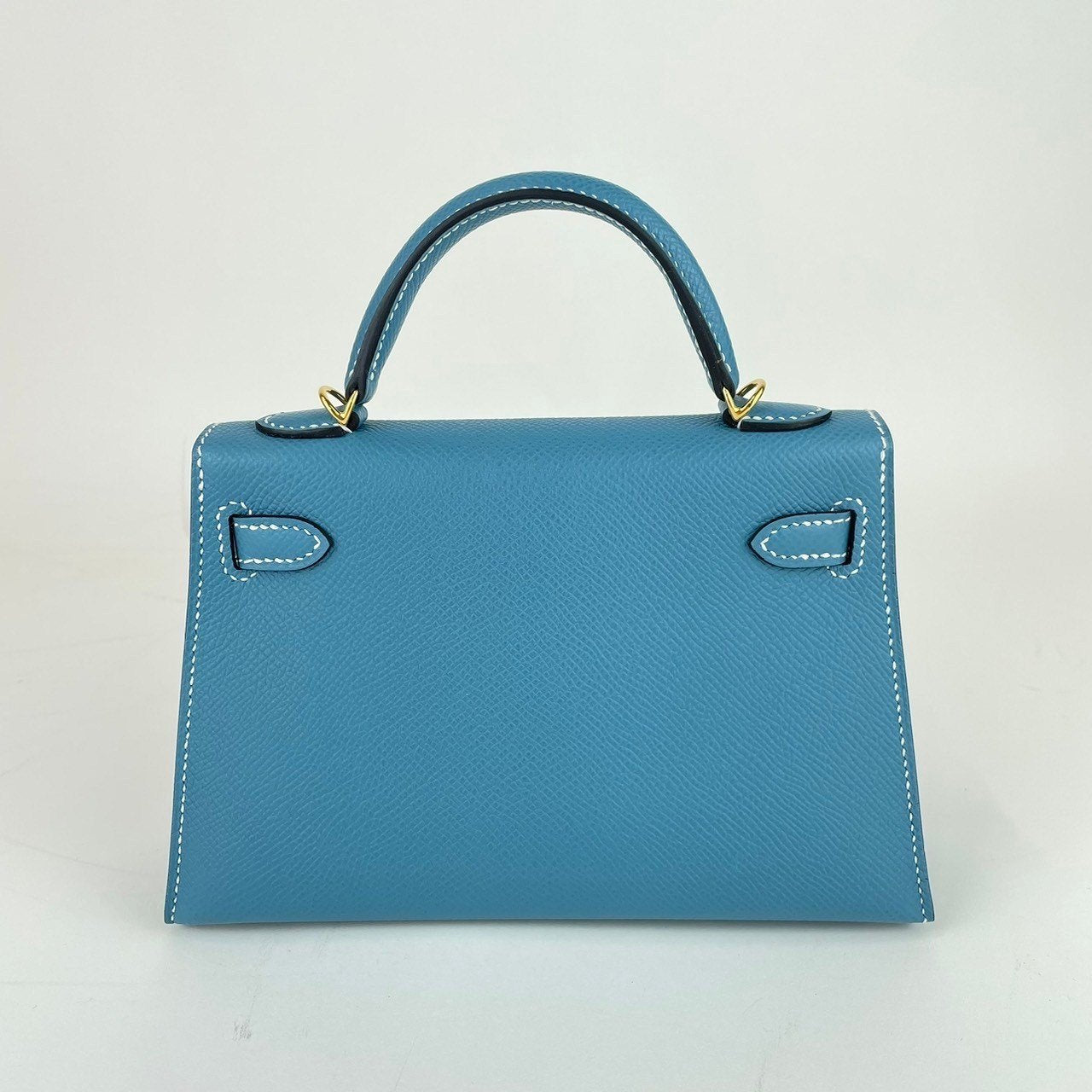Mini kelly ミニケリー Blue jean ブルージン Epsom エプソン GHW ゴールド金具 B刻
