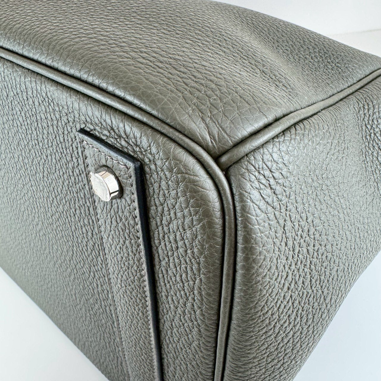 Haut a Courroies オータクロア40 Vert gris ヴェールグリス SV金具 Stamp-U U刻印 Togo トゴ