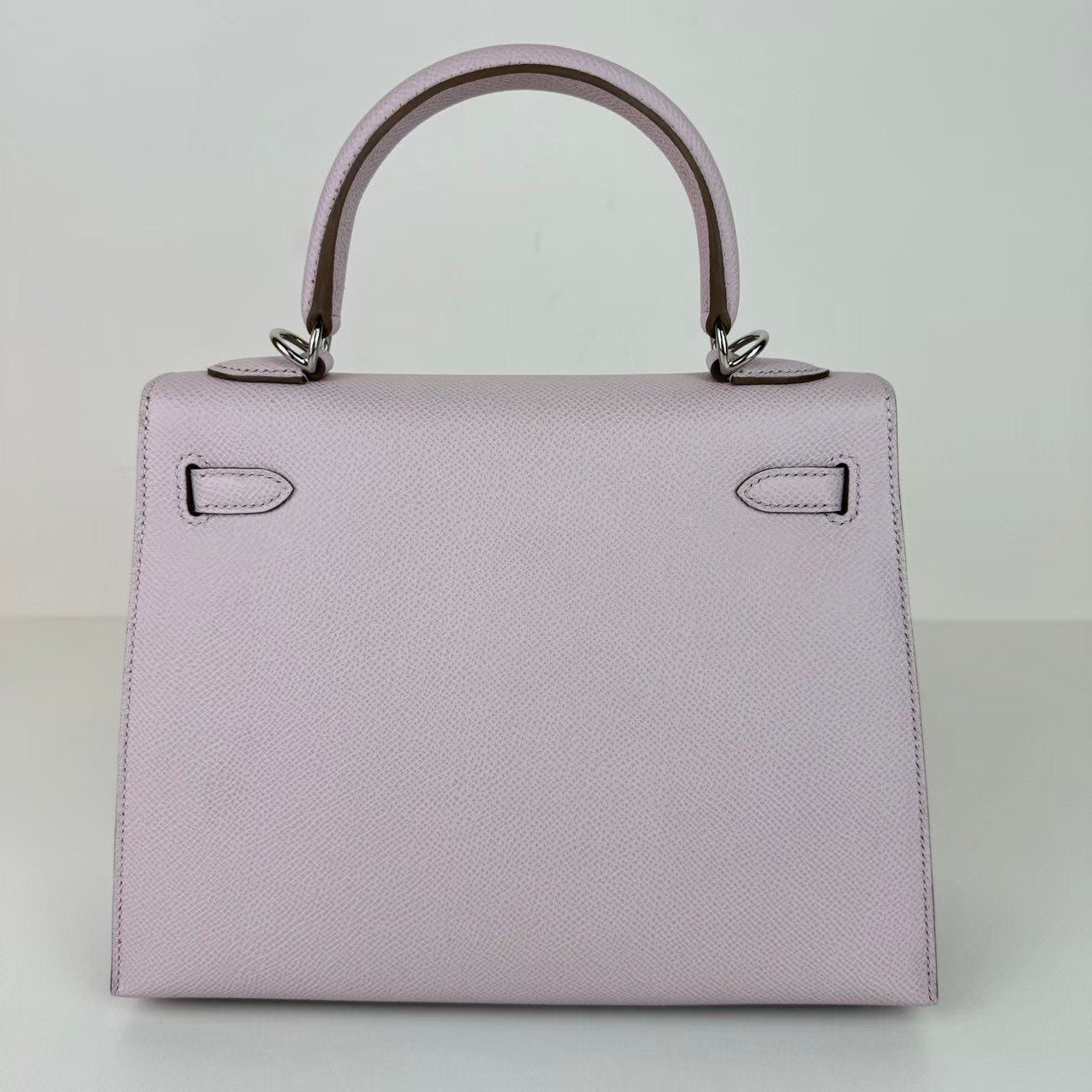 Kelly25 ケリー25 Mauve pale モーヴパール Epsom エプソン PHW シルバー金具 Stamp-W W刻印