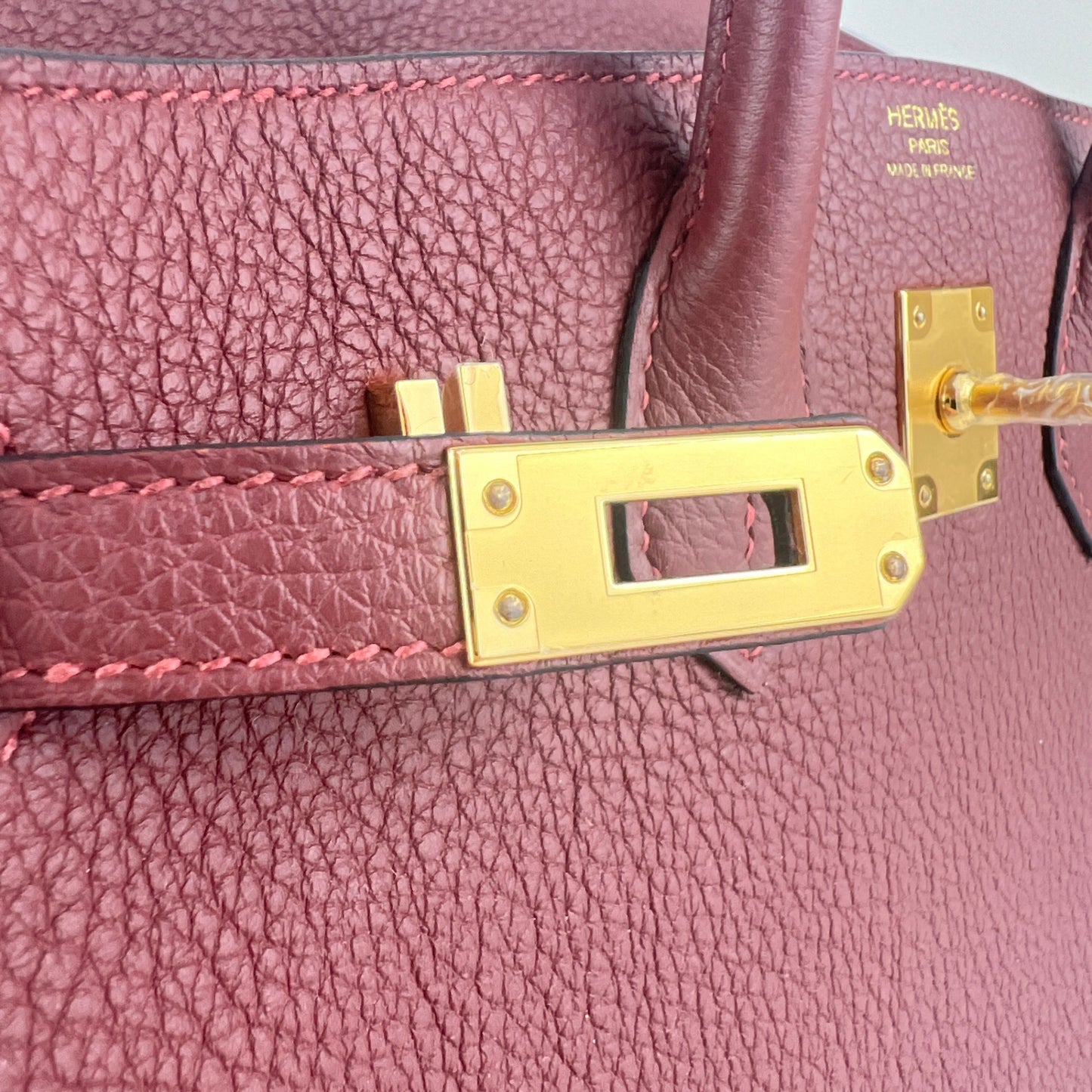 Birkin25 バーキン25 Rouge H ルージュアッシュ Togo トゴ GHW ゴールド金 Stamp-W W刻印