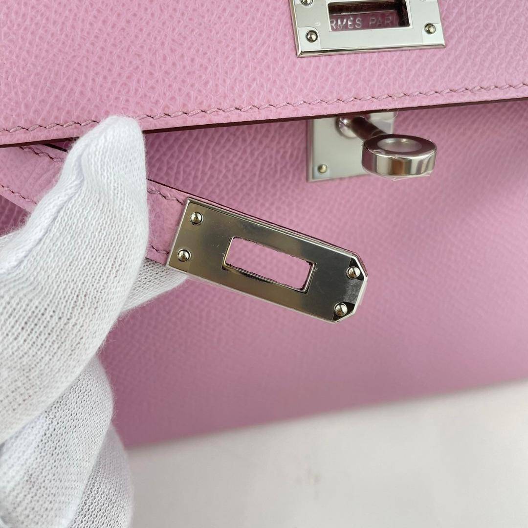 Mini kelly ミニケリー Mauve Sylvestre モーヴシルベストル Epsom エプソン PHW シルバー金具 Z刻