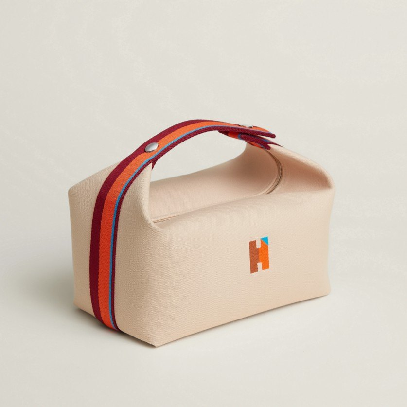 BRIDE A BRAC H PAVILLON CASE GM ポーチ ブリッド・ア・ブラック・Hパヴィヨン GM Natural ナチュラル 綿
