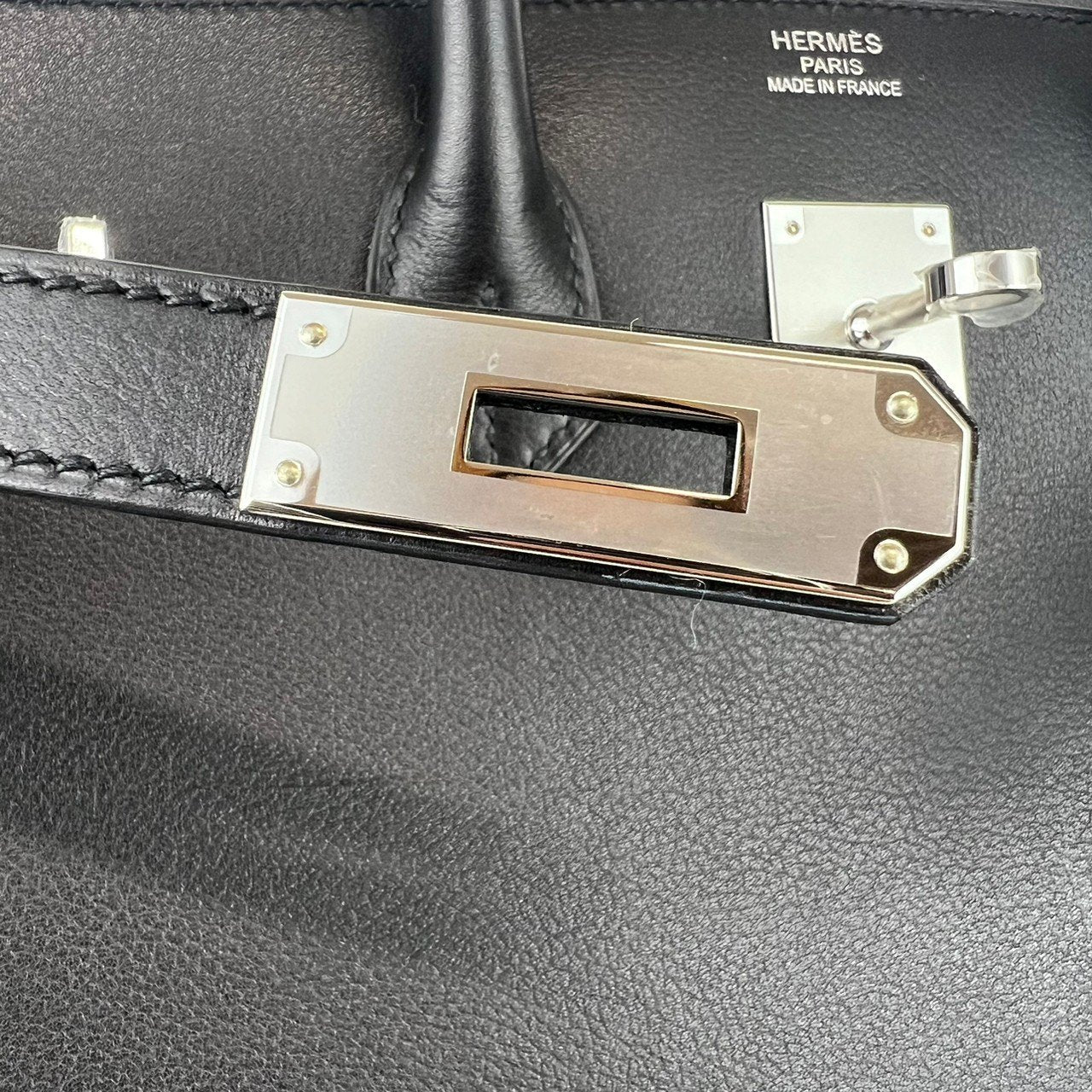 Birkin35 Anate バーキン35 アナーテ フリンジ Black ブラック W刻印 Evergrain エバーグライン