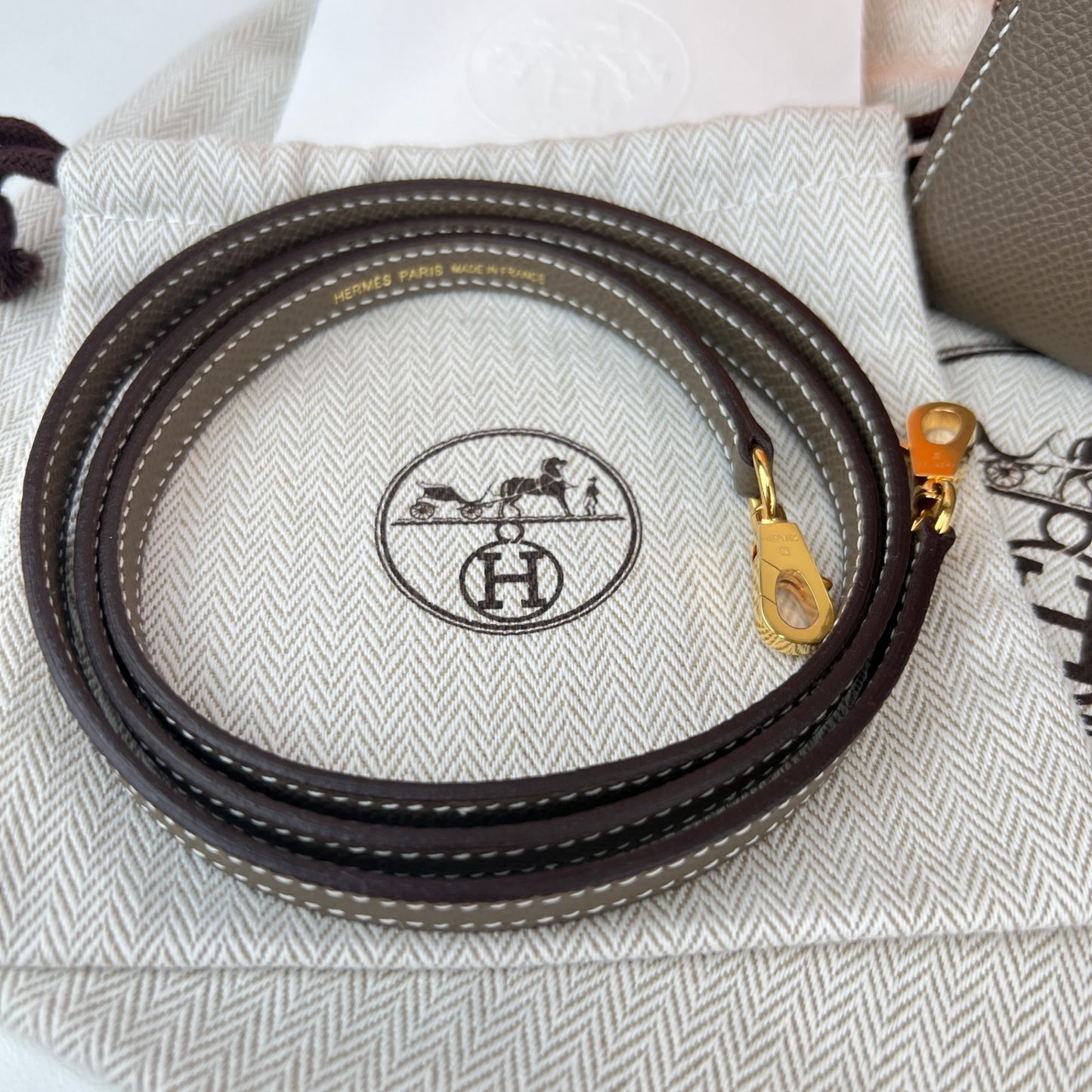 Mini kelly ミニケリー Etoupe エトープ GHW ゴールド金具 Stamp-K K刻印 Epsom エプソン