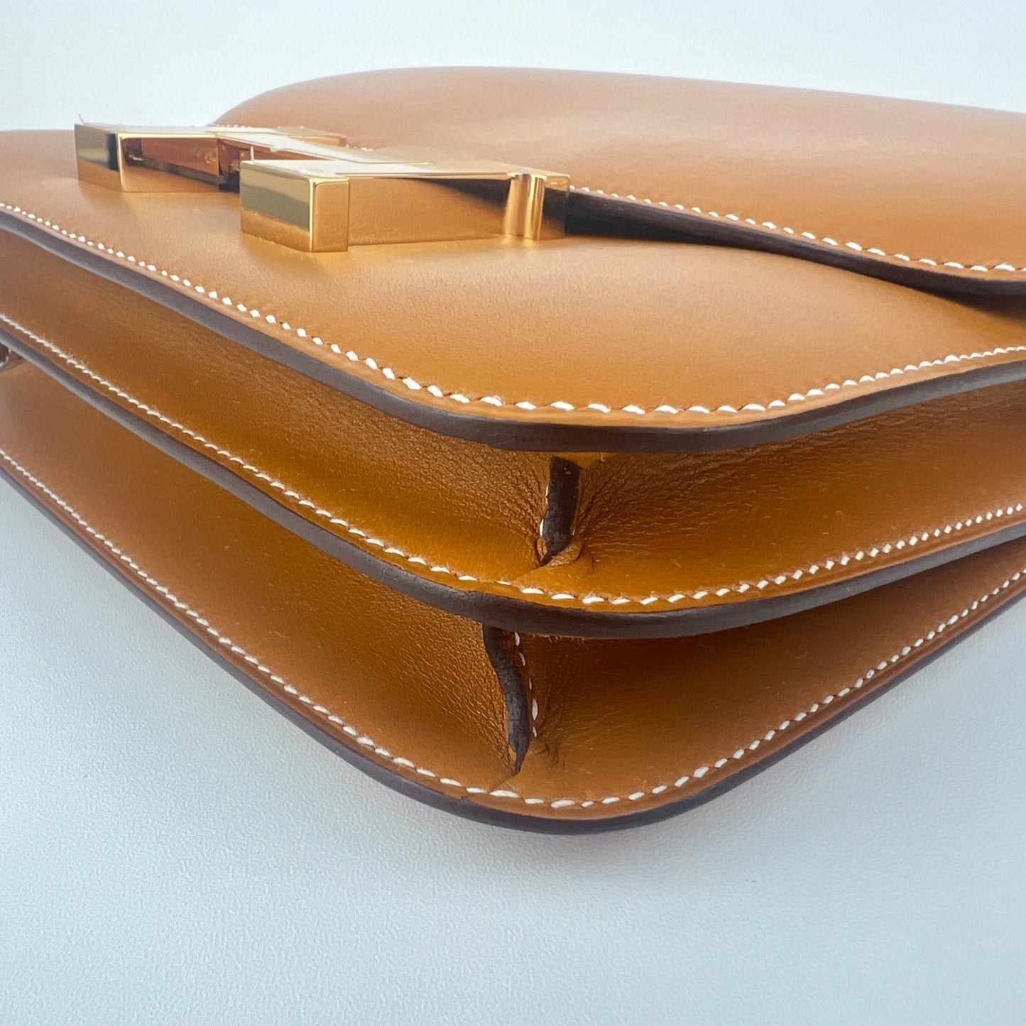 Constance mini コンスタンスミニ Gold ゴールド Boxcalf ボックスカーフ GHW ゴールド金具 Stamp-U U刻印