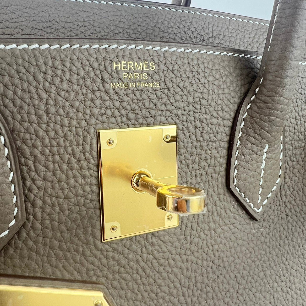 Birkin30 バーキン30 Etoupe エトープ Togo トゴ GHW ゴールド金具 Stamp-W W刻印