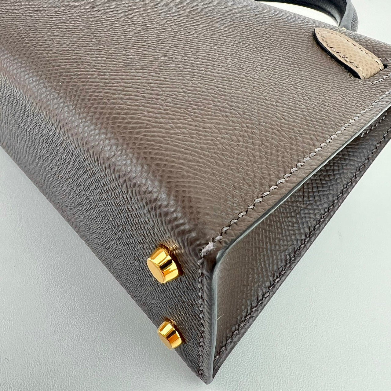 Mini kelly Tricolor ミニケリー トリコロール Ecorce/Etoupe/Black エコルセ/エトープ/ブラック Epsom エプソン GHW ゴールド金具