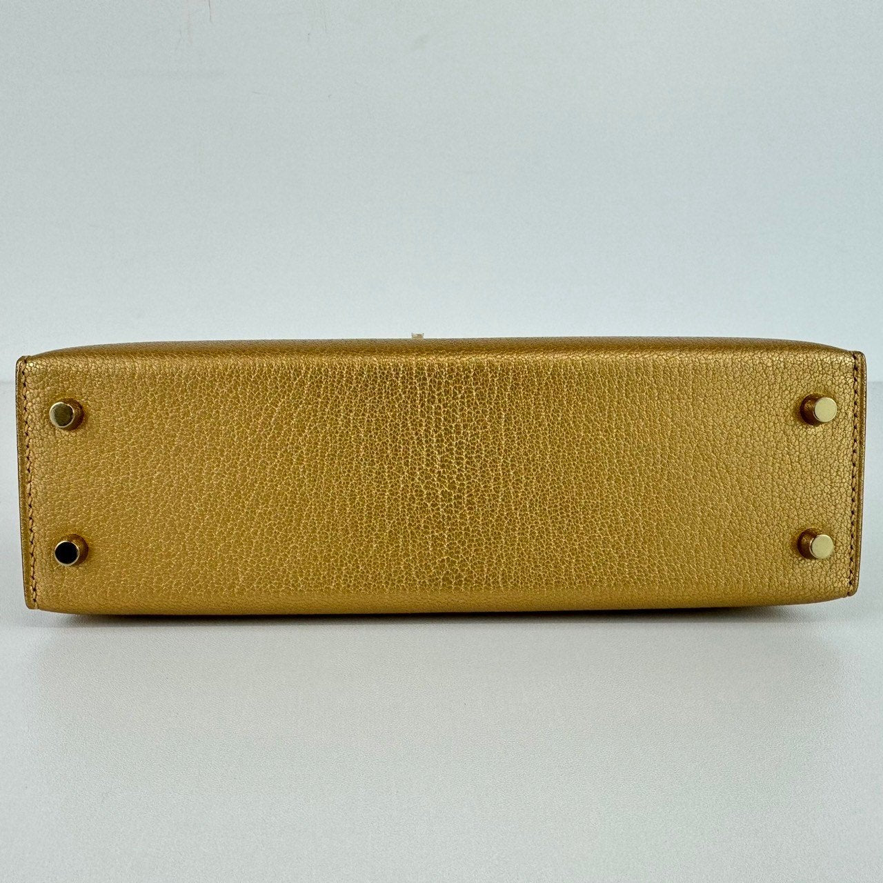 Mini kelly ミニケリー Dore ドレ Chevre シェーブル PMBHW シャンパンゴールド金具 Stamp-W W刻印