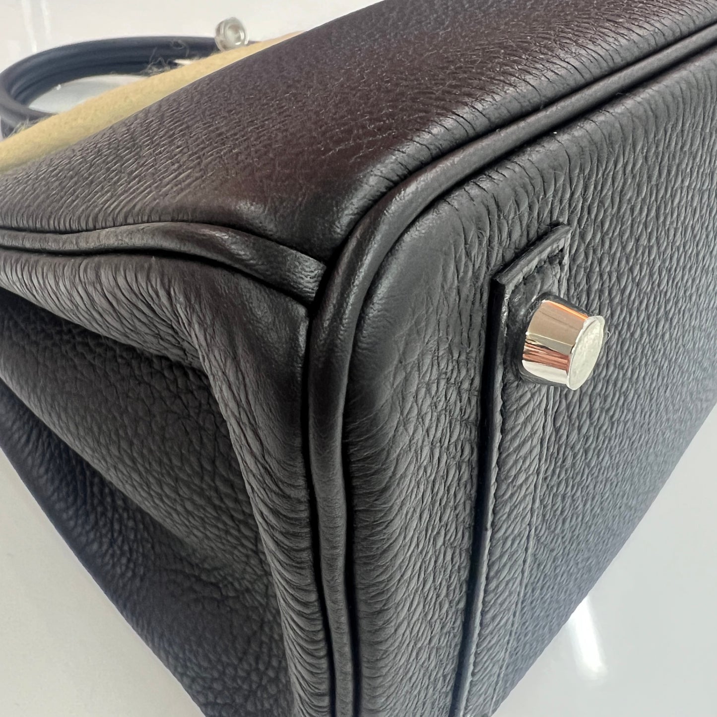 Birkin30 バーキン30 Stamp-K K刻印 Togo トゴ Black ブラック PHW シルバー金具