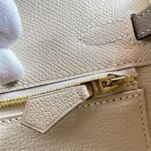 Kelly25 PO ケリー25 Gris asphalte/Craie グリスアスファルト/クレ Epsom エプソン GHW ゴールド金具 U刻