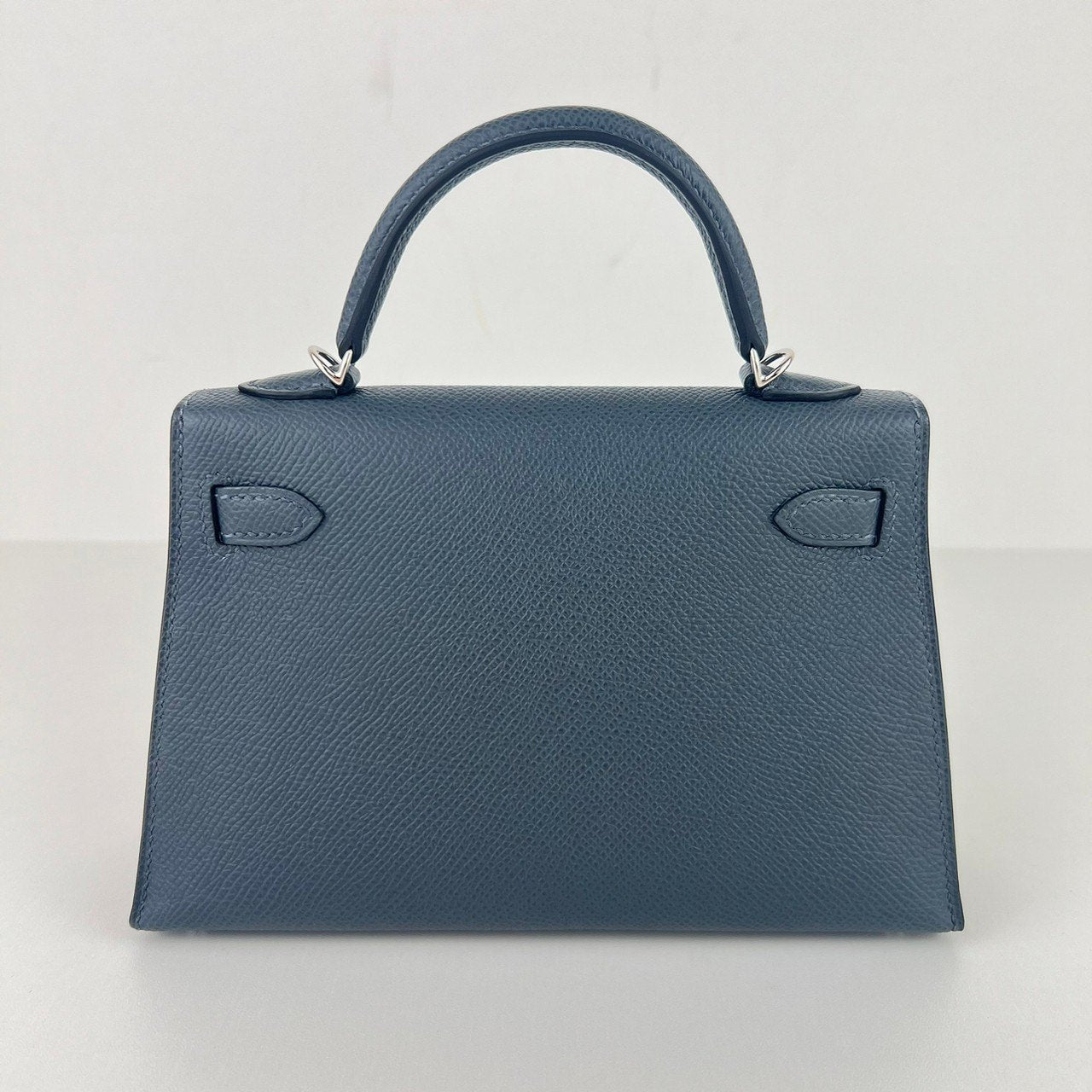 Mini kelly ミニケリー Gris misty グリミスティ electrum hardwear エレクトラム金具 Epsom エプソン Stamp-W W刻印