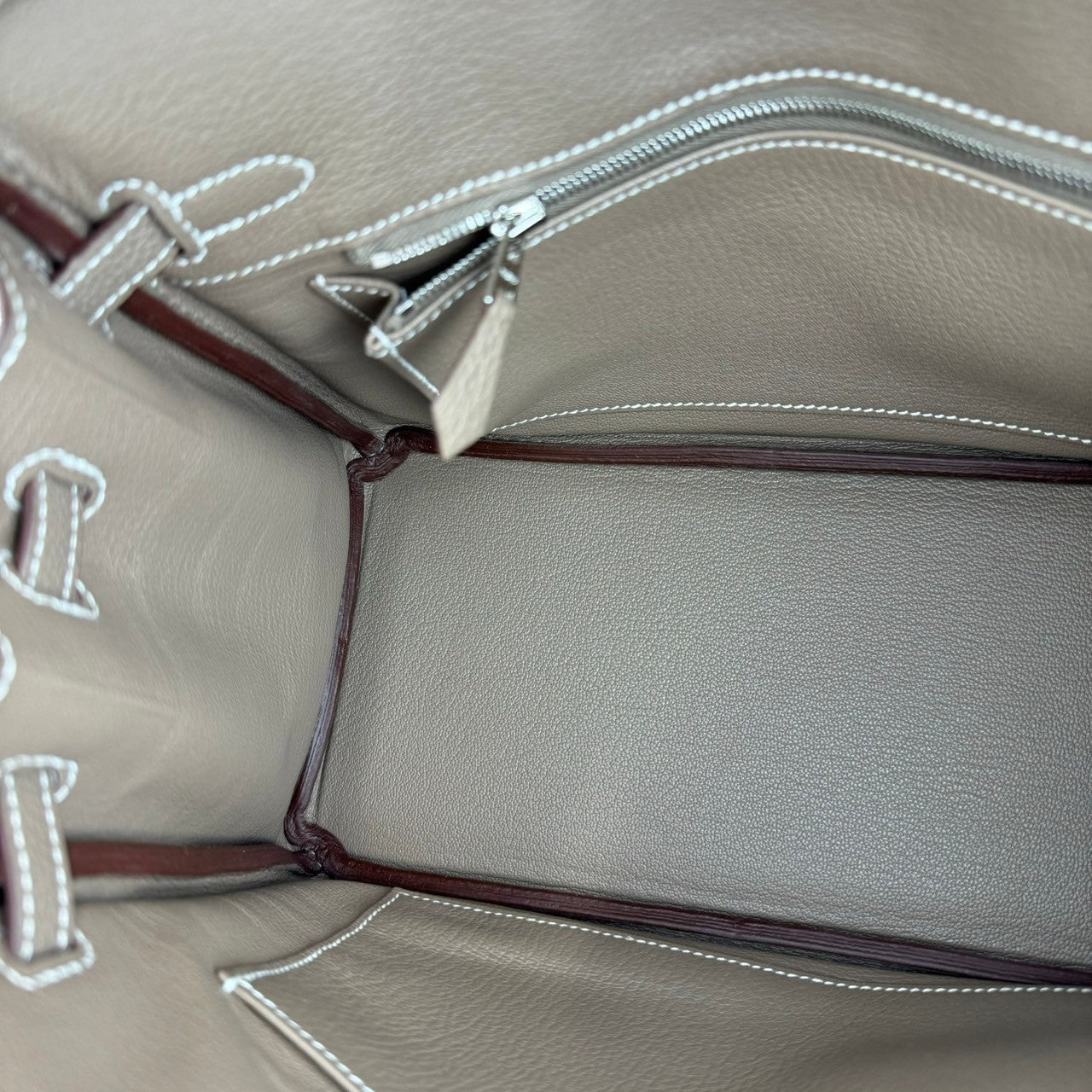 Birkin25 バーキン25 Etoupe エトープ PHW シルバー金具 Togo トゴ Stamp-K K刻印
