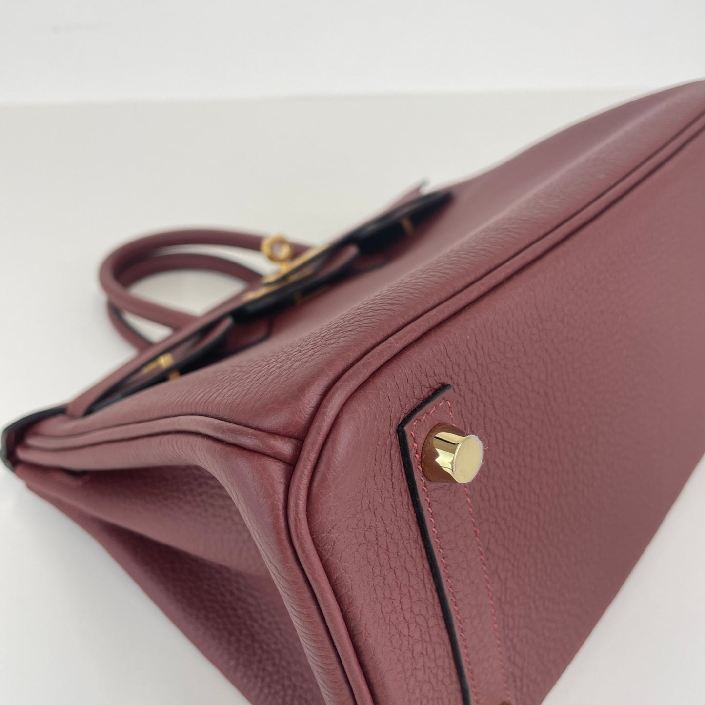 Birkin25 バーキン25 Rouge H ルージュアッシュ GHW ゴールド金具 Togo トゴ Stamp-W W刻印