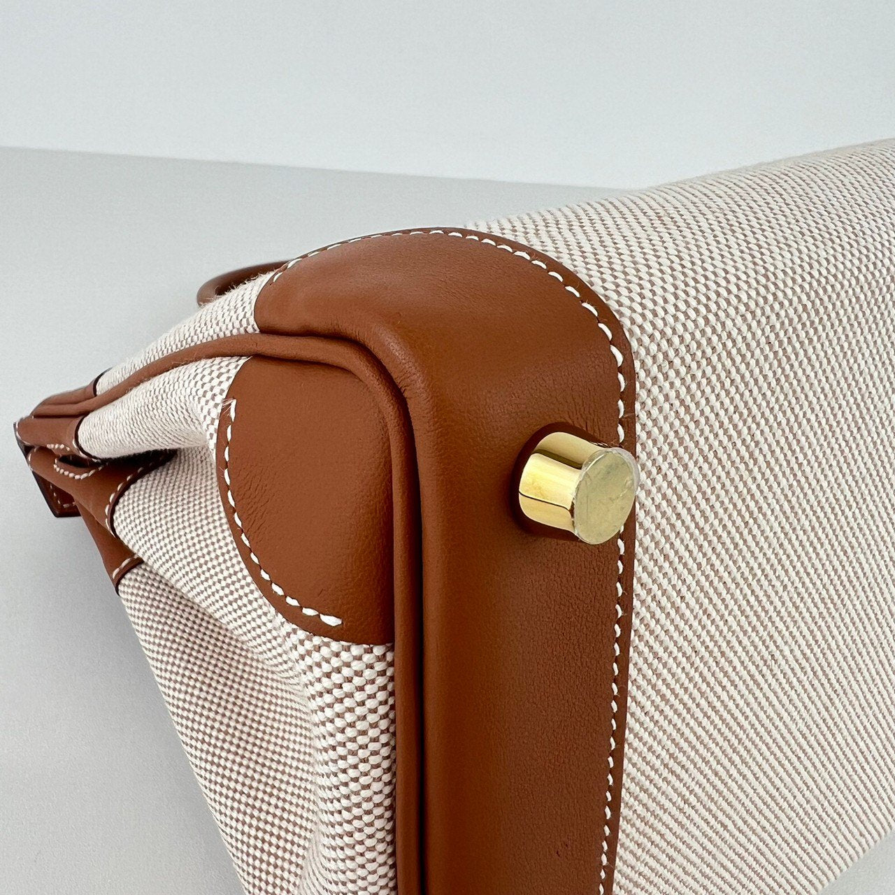 Birkin25 バーキン25 Gold ゴールド Toile H/Swift トワルアッシュ/スイフト GHW ゴールド金具 Stamp-W W刻印