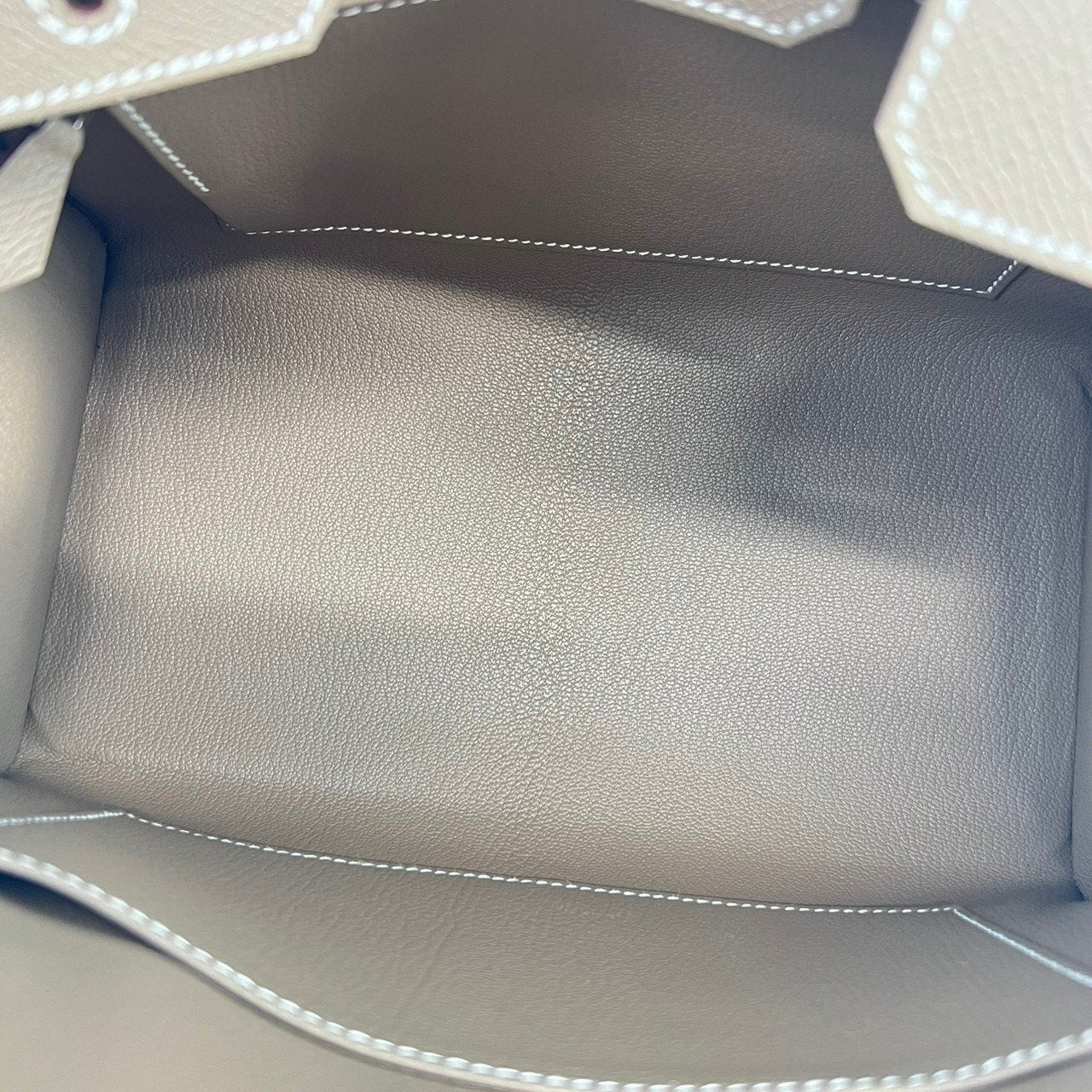 Birkin25 Sellier バーキン25 セリエ Etoupe エトープ PHW シルバー金具 Epsom エプソン Stamp-W W刻印