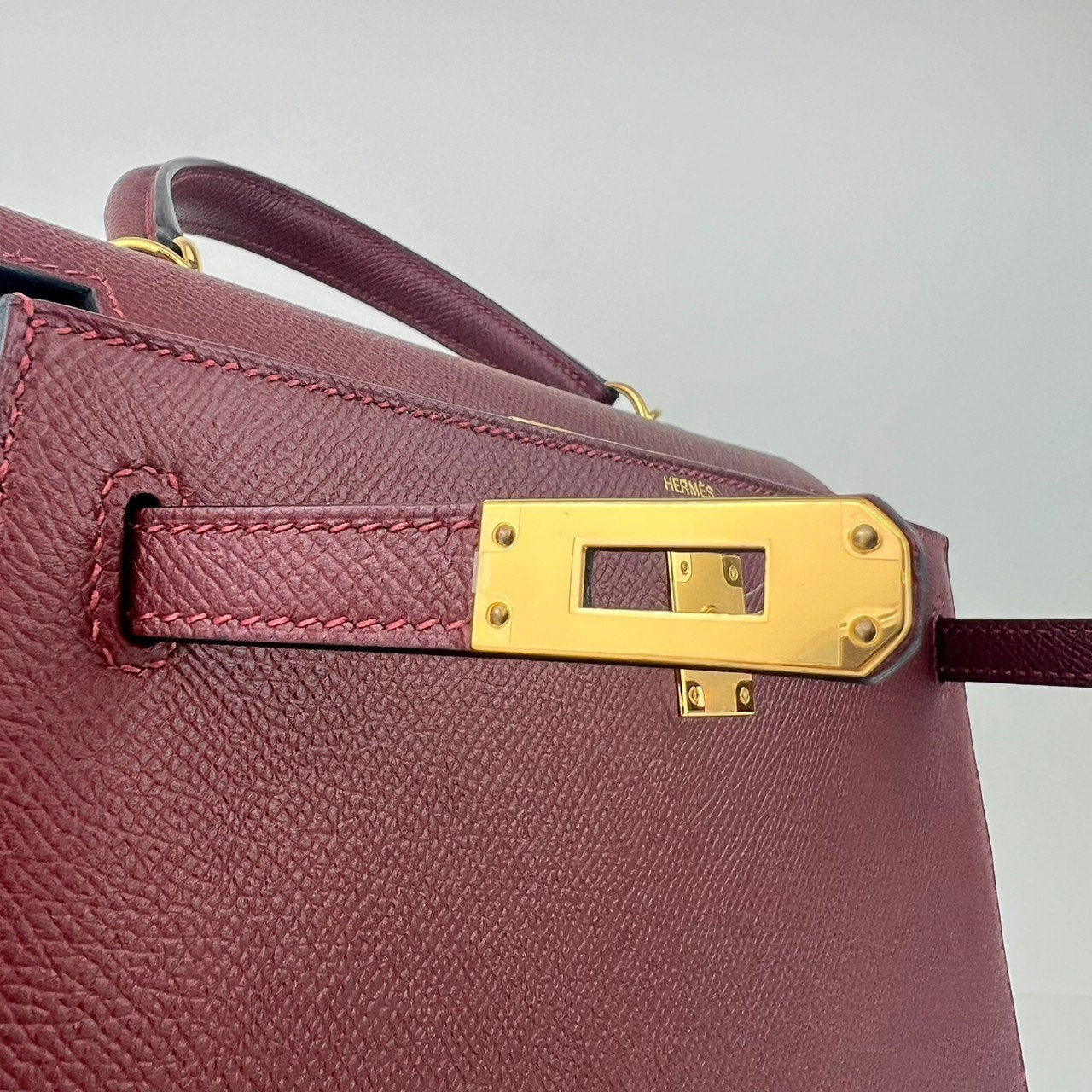 Kelly25 ケリー25 Rouge H ルージュアッシュ GHW ゴールド金具 Y刻印 Epsom エプソン