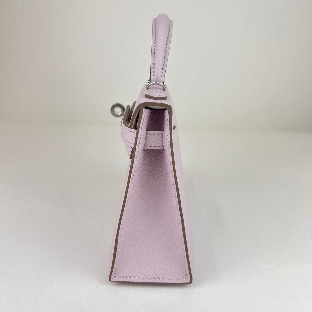 Mini kelly ミニケリー Mauve pale モーヴパール PHW シルバー金具 Epsom エプソン B刻