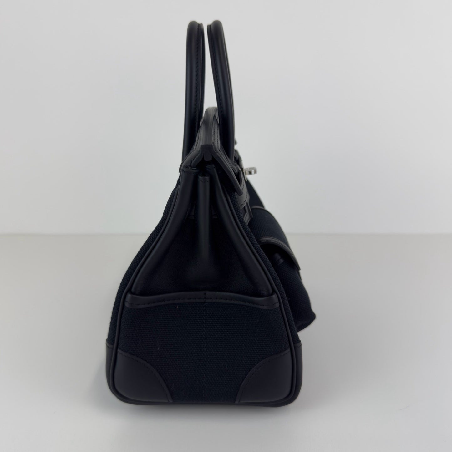 Birkin25 Cargo バーキン25 カーゴ Black ブラック PHW シルバー金具 W刻