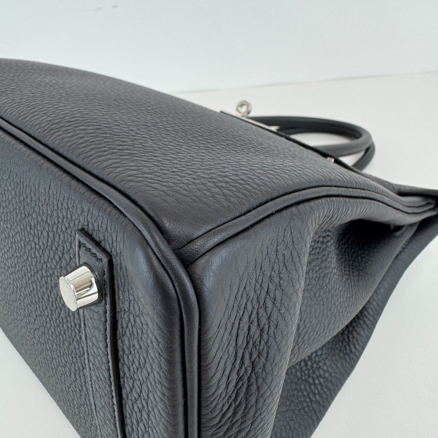 Birkin30 バーキン30 Stamp-K K刻印 Togo トゴ Black ブラック PHW シルバー金具
