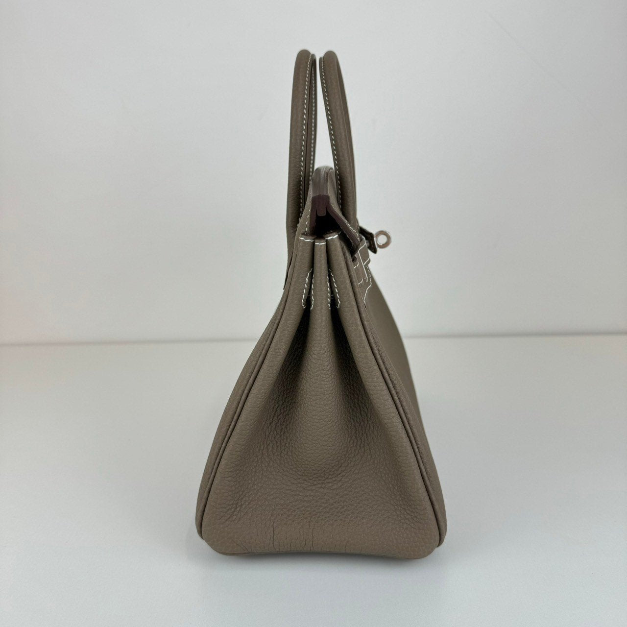Birkin25 バーキン25 Etoupe エトープ PHW シルバー金具 Stamp-K K刻印 Togo トゴ ハンドバッグ
