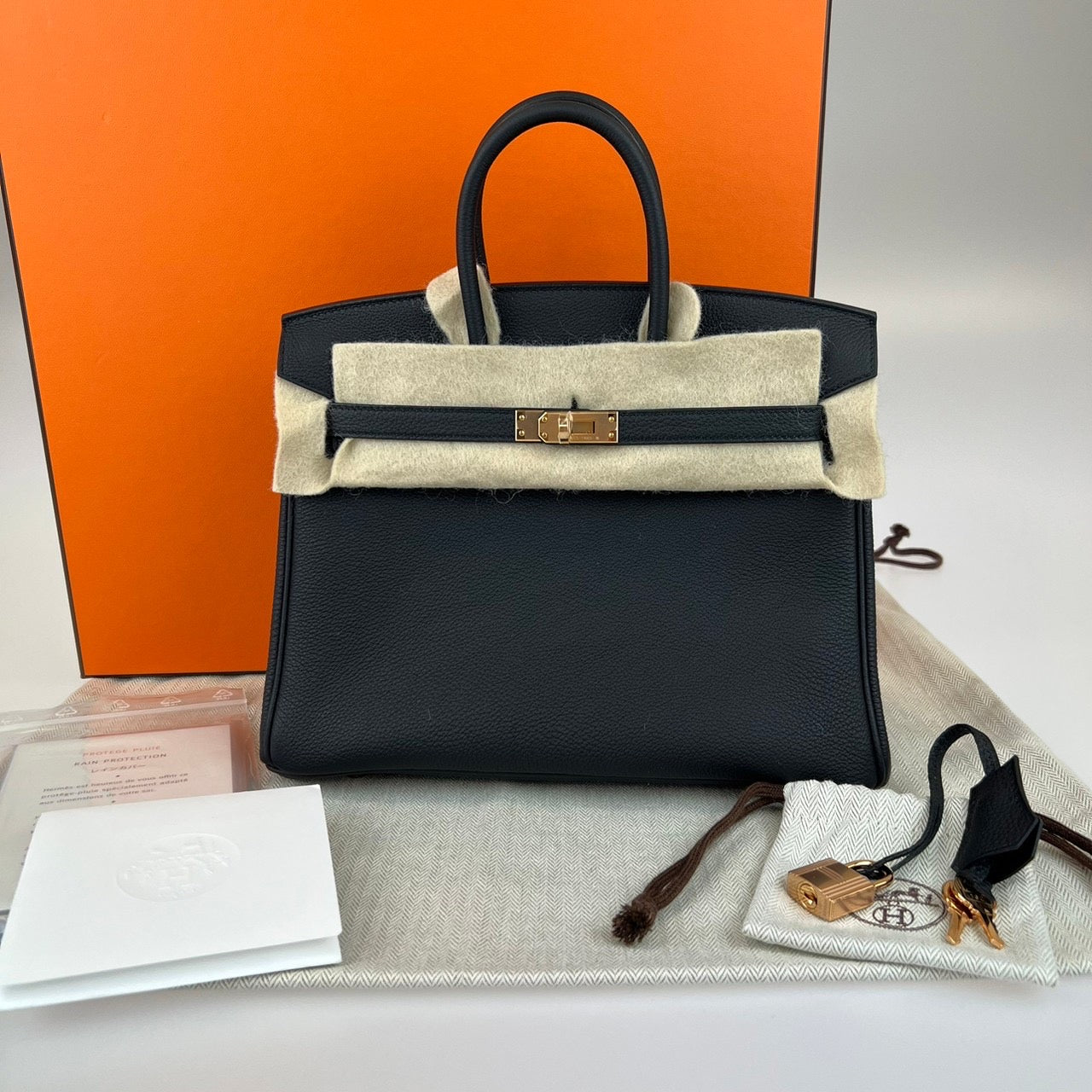 Birkin25 バーキン25 ブラック Black ローズゴールド金具 Rose Gold Hardwear トゴ Togo U刻 Stamp-U ハンドバック