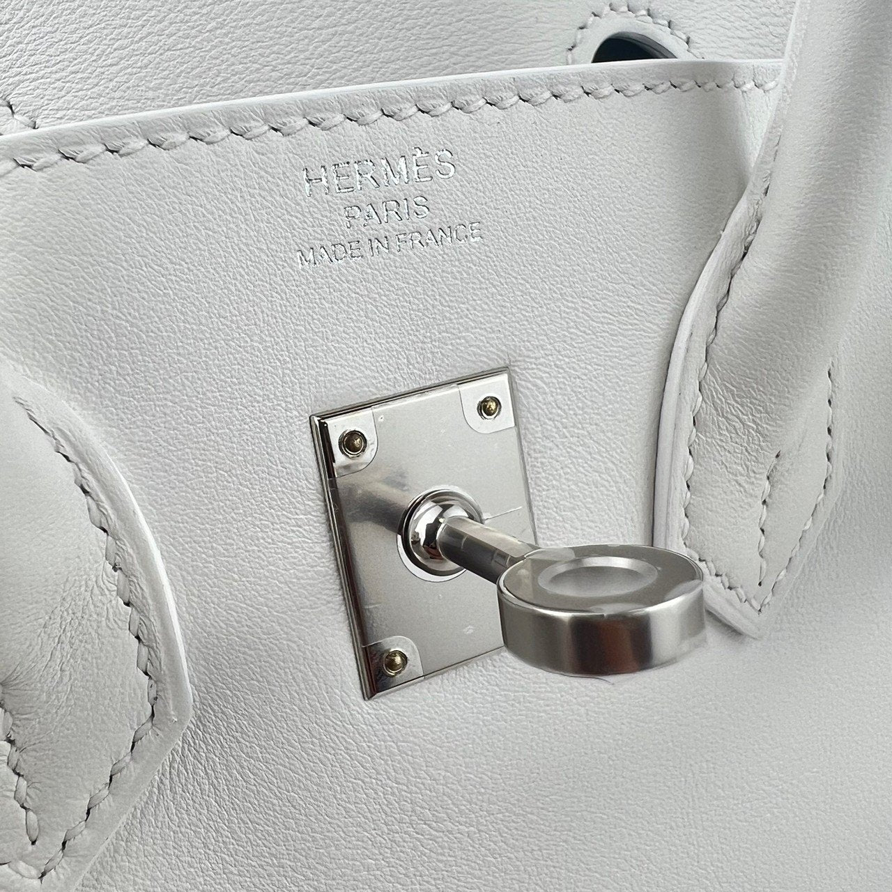 Birkin25 バーキン25 New white ニューホワイト Swift スイフト PHW シルバー金具 Stamp-W W刻印