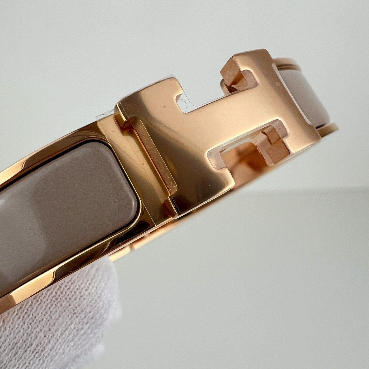 Clic H Bracelet クリックH ブレスレット Rose gold plated ローズゴールドプレーテッド Marron grace マロングラッセ