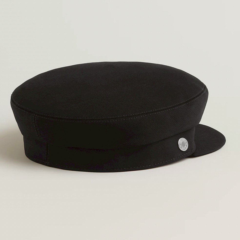 HERMES エルメス Casquette femme vauban milano #58 サイズ58 キャスケット 《ヴォーバン》 ミラノジャージー ブラック