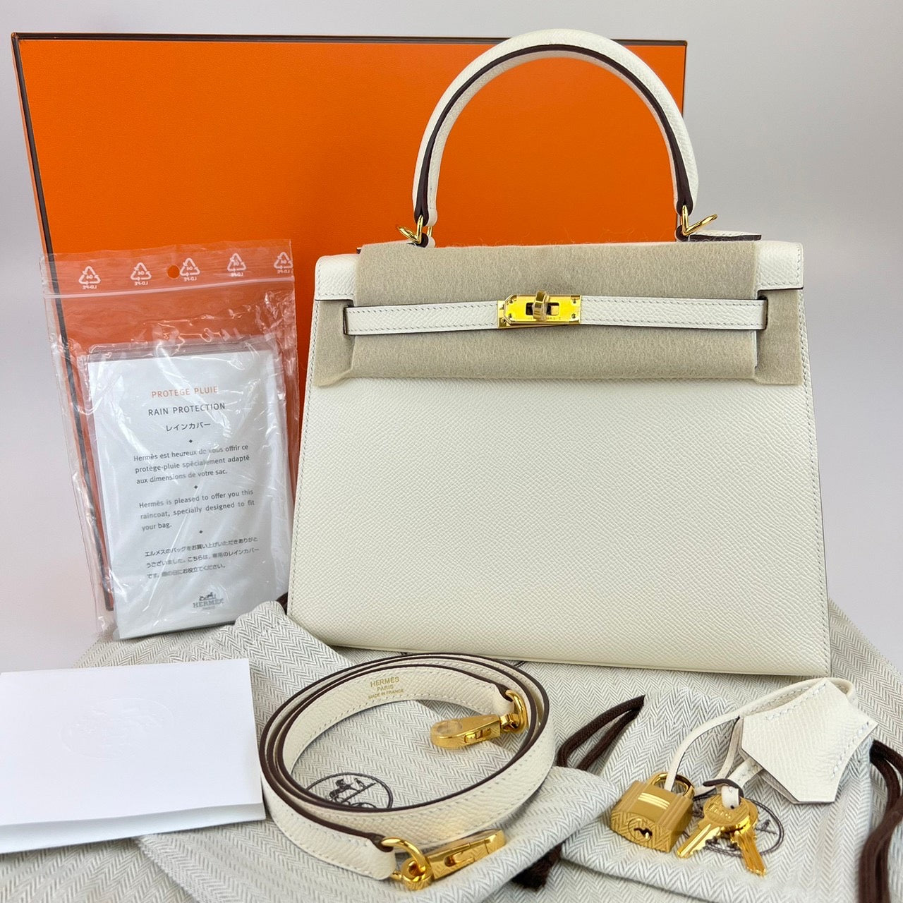 HERMES エルメス Kelly 25 ケリー25 Nata ナタ Epsom エプソン