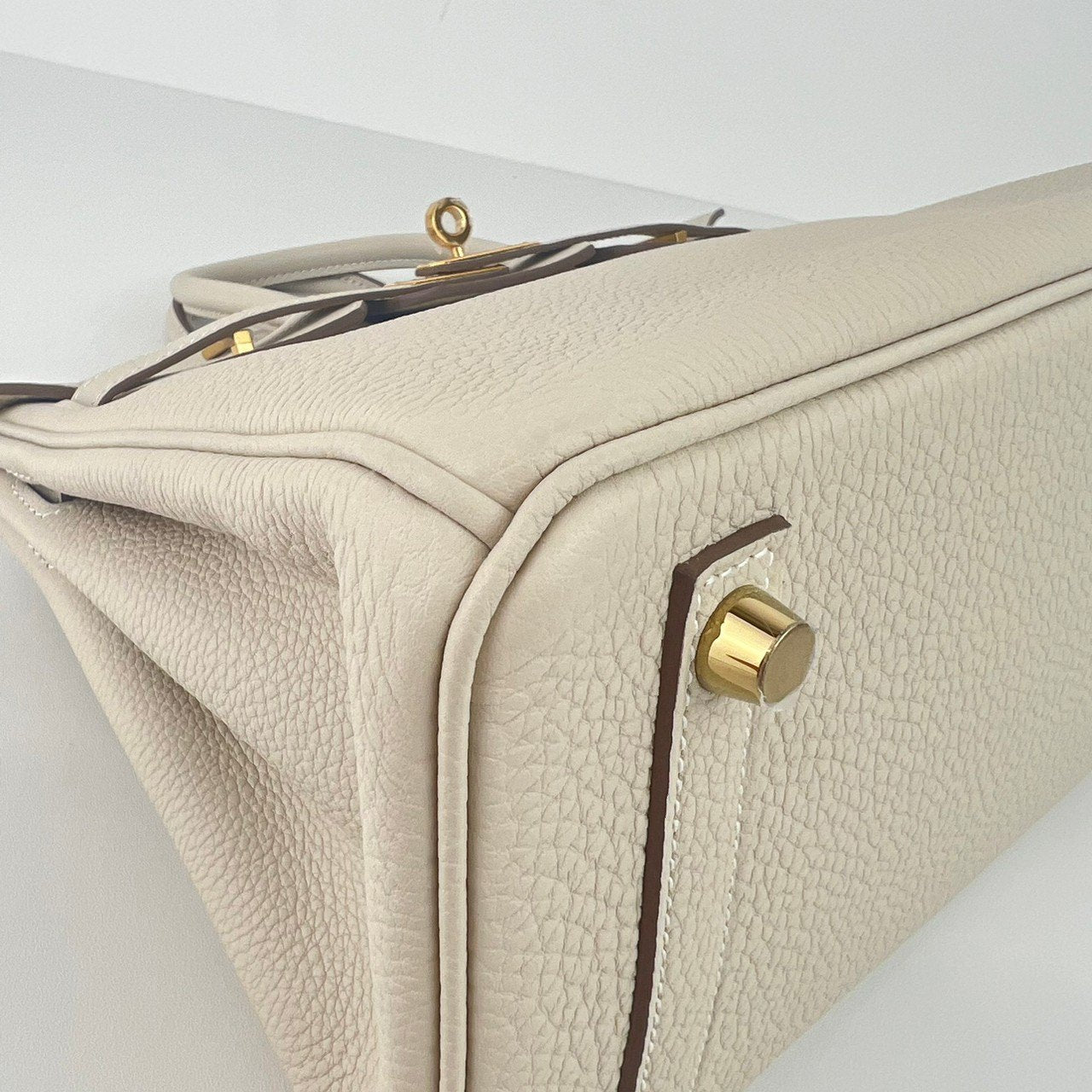 Birkin25 バーキン25 Craie クレ GHW ゴールド金具 ゴールド金具 Stamp-W W刻印