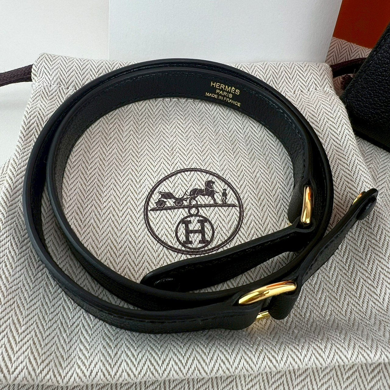 Kelly elan ケリーエラン Black ブラック Chevre シェーブル GHW ゴールド金具 Stamp-B B刻印