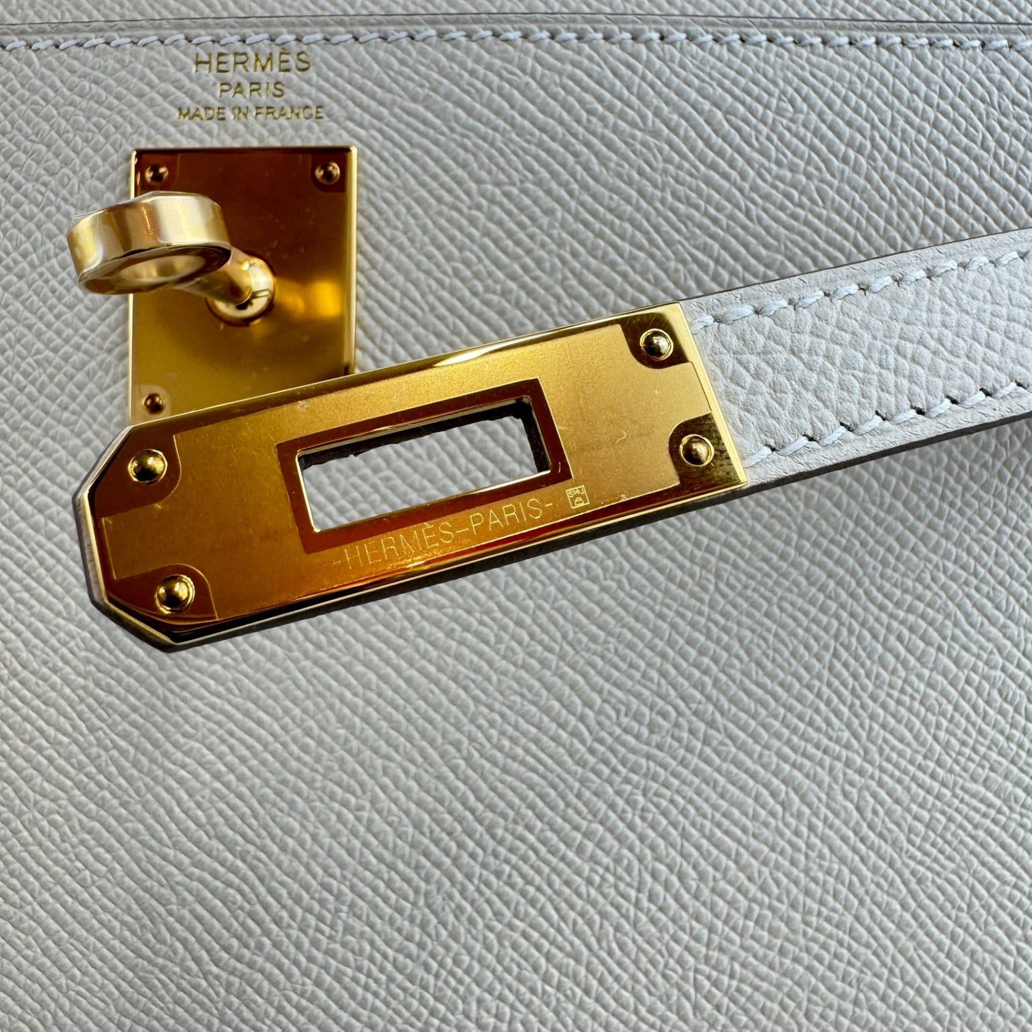 Kelly elan Craie クレ Epsom エプソン GHW ゴールド金具 Stamp-W W刻印