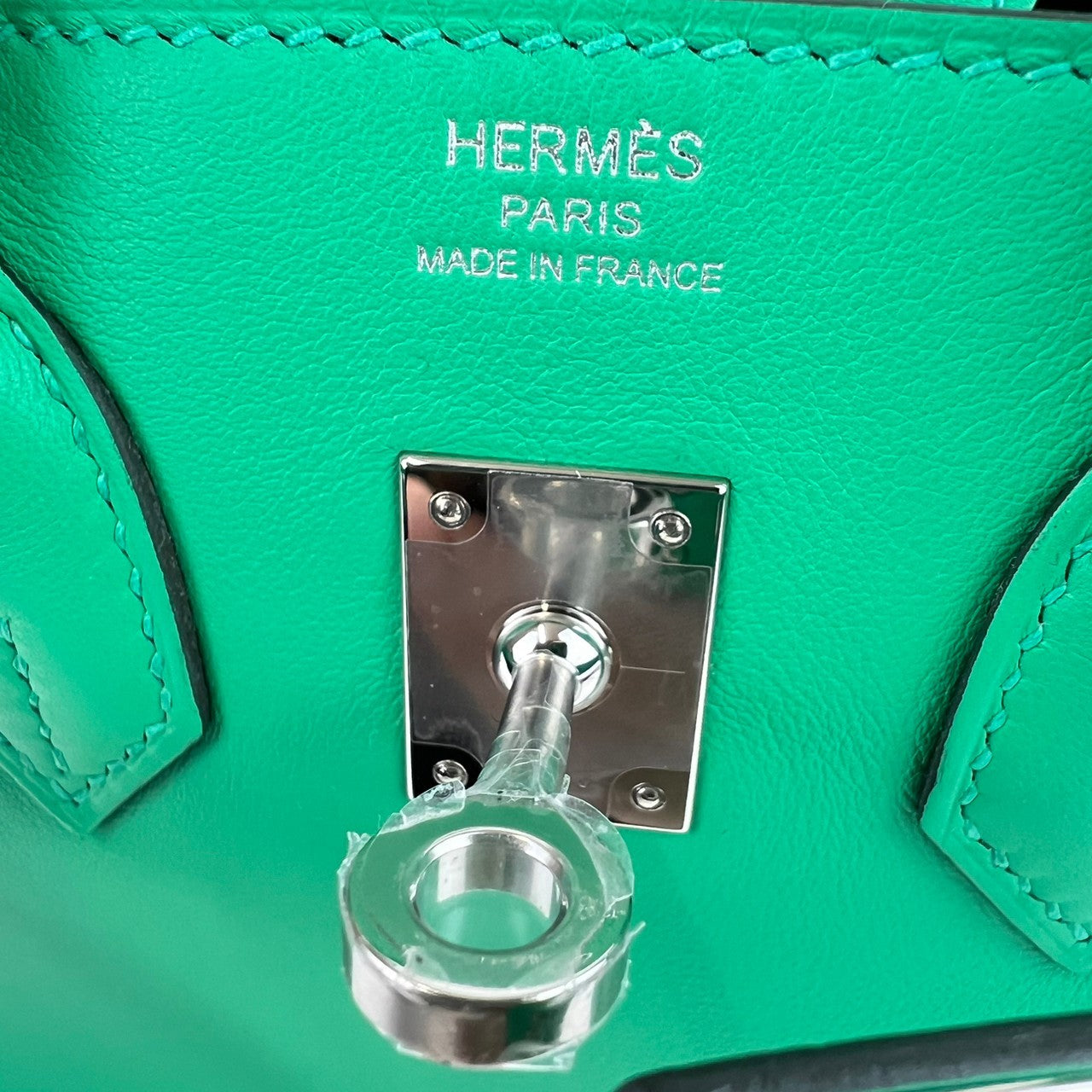 Birkin25 バーキン25 Menthe ミント Swift スイフト PHW シルバー金具 U刻印