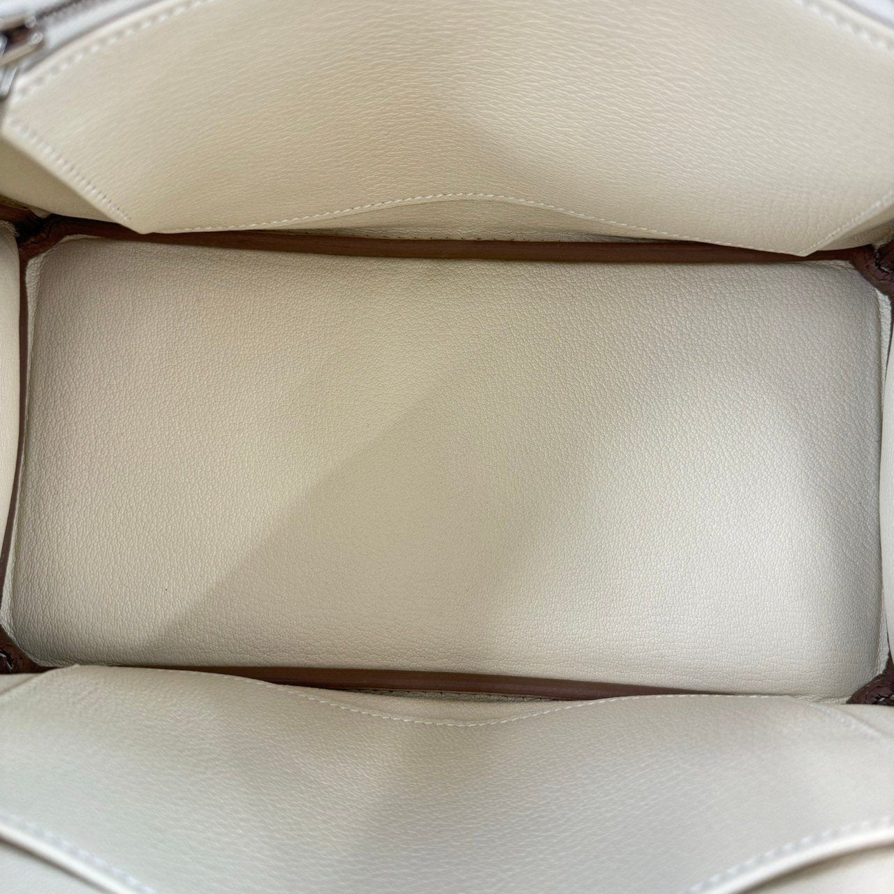 Birkin25 バーキン25 Craie クレ Togo トゴ PHW シルバー金具 Stamp-W W刻 レディースバッグ ハンドバッグ