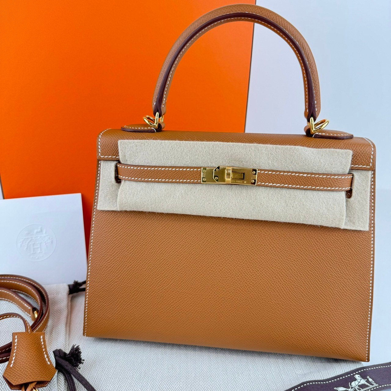 Kelly25 ケリー25 Gold ゴールド Epsom エプソン GHW ゴールド金具 Stamp-W W刻印