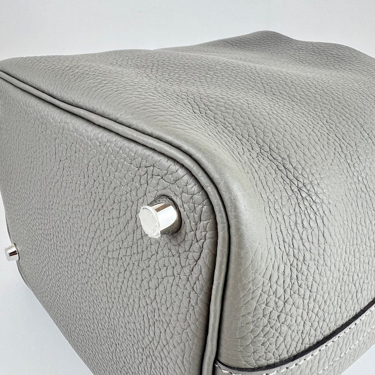 Picotin lock PM ピコタンロックPM Gris meyer グリメイヤー Clemence クレマンス PHW シルバー金具 Stamp-U U刻印