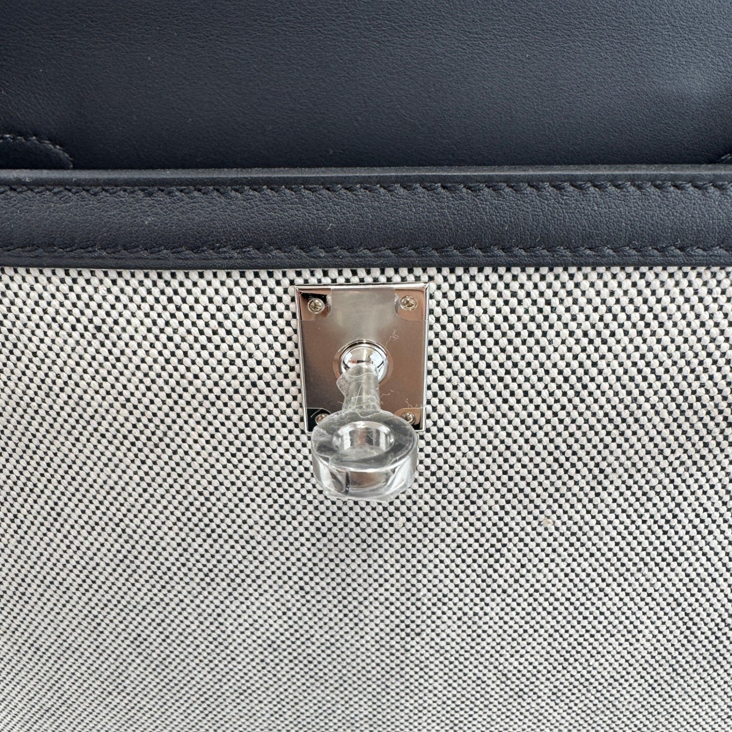 Hermès エルメス Kelly25 ケリー25 Stamp-K K刻印 Swift/Toile H スイフト/トワルアッシュ Black ブラック GHW ゴールド金具