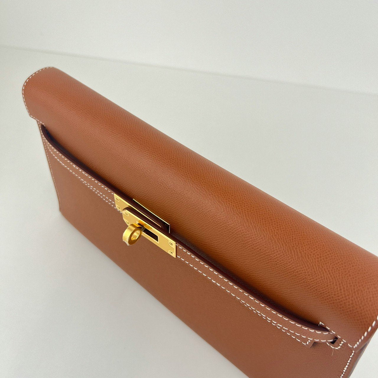 HERMES エルメス Kelly elan Gold ゴールド Madame マダム GHW ゴールド金具 Stamp-W W刻印