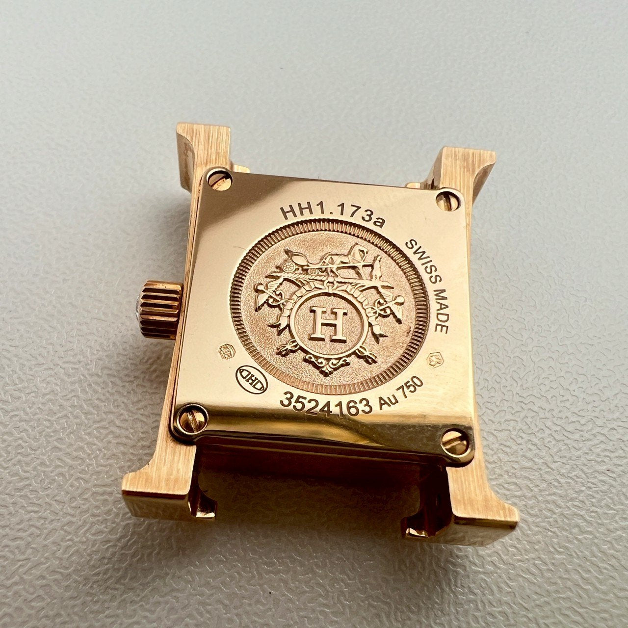 Heure H watch Mini model diamond Hウォッチミニ ダイヤモンド ゴールド 腕時計
