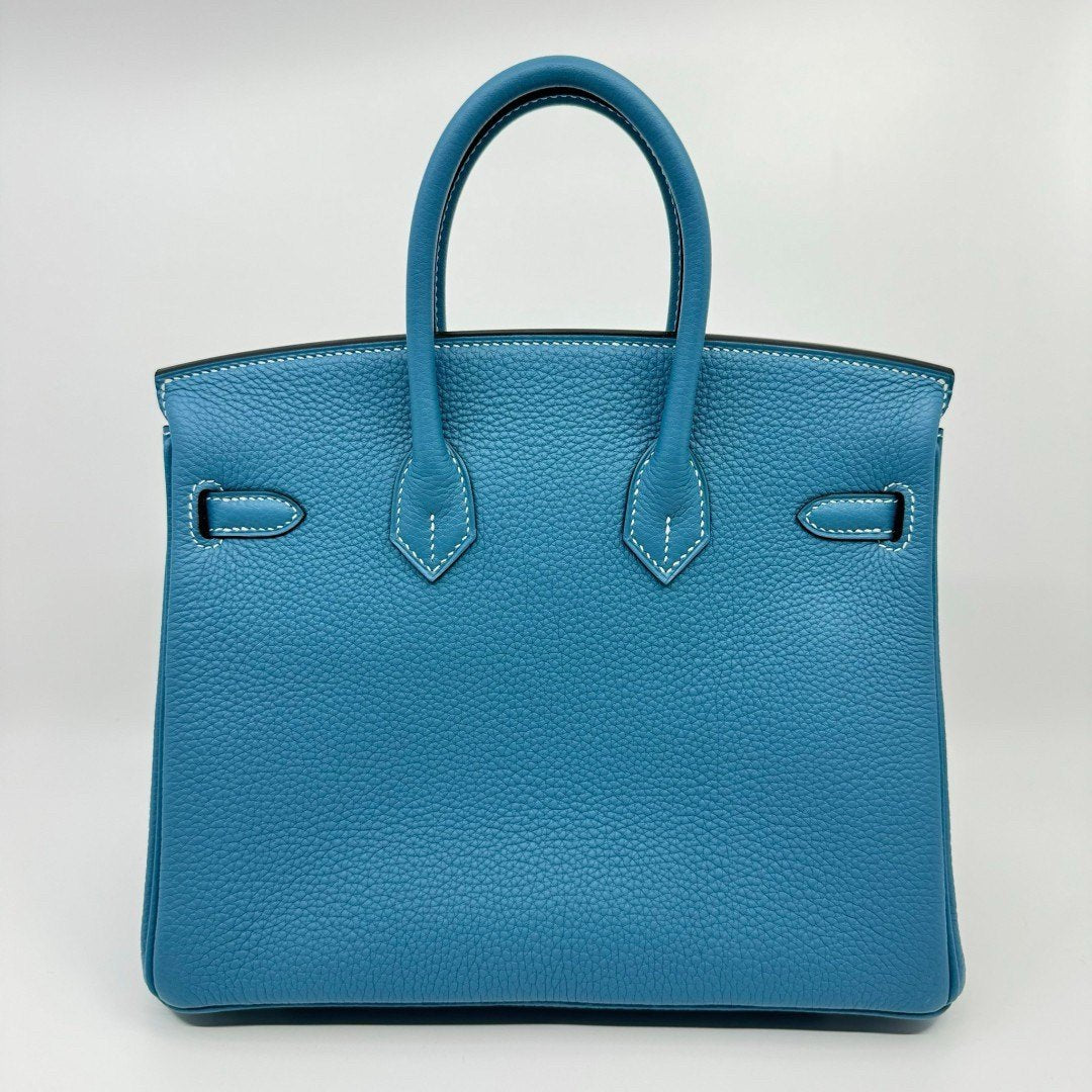 Birkin25 バーキン25 New blue jean ニューブルージーン W刻 PHW シルバー金具 Togo トゴ