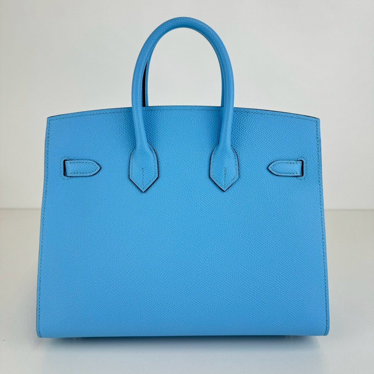 Birkin25 sellier バーキン25 セリエ Celeste セレステ U刻 PHW シルバー金具 Epsom エプソン