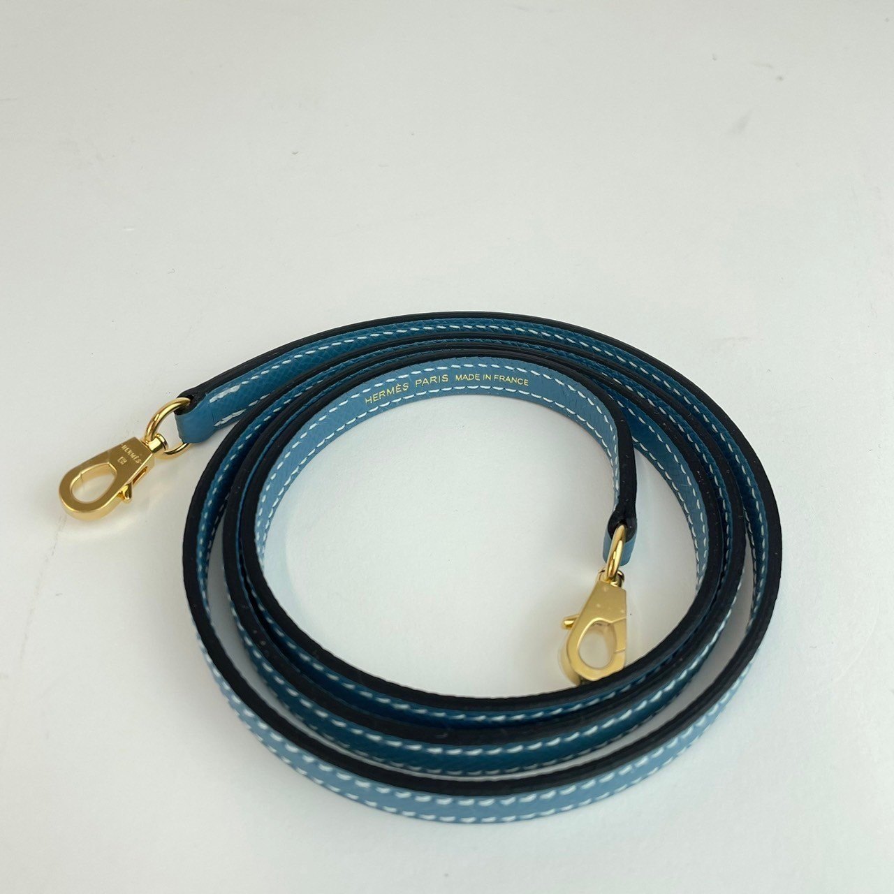 Mini kelly ミニケリー Blue jean ブルージン Epsom エプソン GHW ゴールド金具 B刻