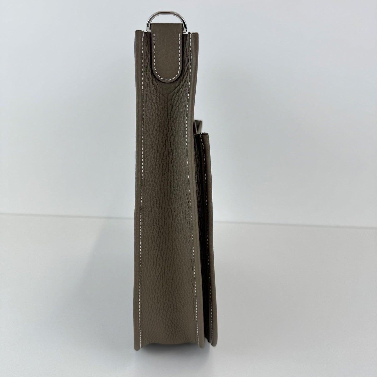 Evelyn PM エヴリンPM Etoupe エトープ PHW シルバー金具 Taurillon Clemence トリヨンクレマンス Stamp-K K刻印